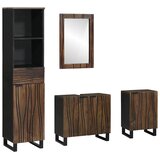  Set namještaja za kupaonicu 4 pcs Bijelo Konstruirano drvo | shoptok.hr