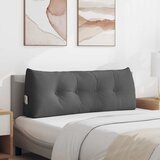 Jastuk za leđa Tamno siva 120 x 24 x 50 cm tkanina | shoptok.hr