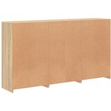  Komoda s LED svjetlima boja hrasta sonome 181,5x37x100 cm Slike