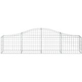  Lučne gabionske košare 8 kom 200x30x40/60 cm pocinčano željezo | shoptok.hr