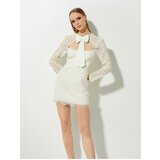 Koton Bow Detailed Lace Bridal Mini Dress Cene