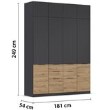 Modern Living Nastavek Za Omaro Max, Temno Siva | Shoptok.si