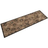  Kuhinjski tepih perivi s natpisom Morning 45x150 cm baršunasti | shoptok.hr