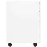 vidaXL Premična omara za dokumente bela 39x45x60 cm jeklo | Shoptok.si