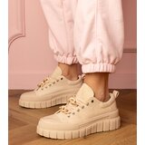 D/CEO marka niezdefiniowana Beige women's sports sneakers Kesium | ePonuda.com
