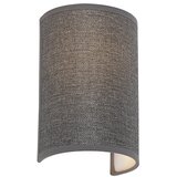 QAZQA Moderna stenska svetilka siva - Simple Drum Jute Cene