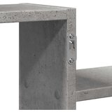 vidaXL Stenska polica betonsko siva 104x15x49 cm inženirski les | Shoptok.si