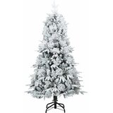  Umjetno božićno drvce s nogom s stalakom Bijelo 150 cm PE i PVC | shoptok.hr