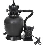  Pješčani filtar za bazen sa 6-smjernim ventilom crni | Eponuda.com