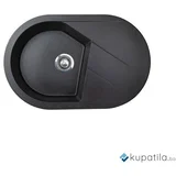 Sudoper crni Xgranit Vesta plus Metalac