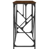  Konzolni stol boja smeđeg hrasta 100x40x80 cm konstruirano drvo | shoptok.hr