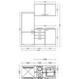 Flex-Well Kuhinjski Blok Z Aparati Nepal, Kašmir, Barva Hrasta | Shoptok.si
