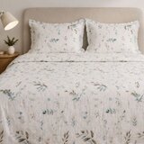 Dekordom prekrivač set bloom 200x220 / 2pcs 50x70+5 - white/blue ( 025818 ) Cene