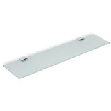 polica zidna ronda 106X15X495CM inox/staklo