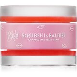 Rude Cosmetics Scrubski & Balmer balzam in piling za ustnice odtenek Juicy Peach 7.5 g | Shoptok.si