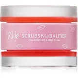 Scrubski & Balmer balzam in piling za ustnice odtenek Juicy Peach 7.5 g