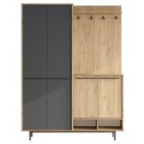 Hanah home OS1-SA oakanthracite hall stand | ePonuda.com