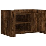 Maison Chic Klubska mizica - kavna mizica - Nizka mizica dimljeni hrast 80x50x50 cm inženirski les, (21754186) Cene