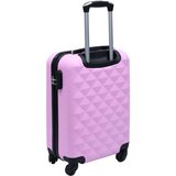 vidaXL 2-dijelni set čvrstih kovčega ružičasti abs | shoptok.hr