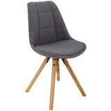 Hom`in stol, les, tekstil siva, črna, barve hrasta | Shoptok.si