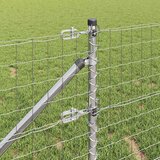  Vanjska Euro Ograda s Oštrim Šiljcima 10 x 0,6 m Srebrna Mreža | shoptok.hr