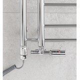  p.m.h. T2C - kupaonski merdevinski radijator theia 352W 154 cm desni/sjajni hrom | Eponuda.com