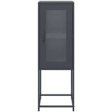 vidaXL Komoda antracit 36x39x107 cm hladno valjani čelik | shoptok.hr