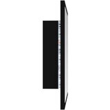 vidaXL lED kupaonsko ogledalo crno 40 x 8,5 x 37 cm konstruirano drvo | shoptok.hr