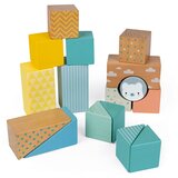 Janod drvena kolica s kockama na uzici pure | shoptok.hr