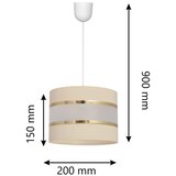  Luster na sajli HELEN 1xE27/15W/230V krem boje | Eponuda.com