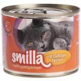 Smilla Varčno pakiranje perutninski lonček 24 x 200 g - Mehka perutnina s perutninskimi srci Cene
