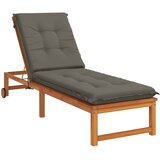  Jastučić za ležaljku GEMERT 100% poliester Siva 190 x 50 x 9 cm | shoptok.hr
