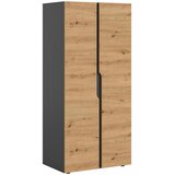 Livetastic OMARA S KLASIČNIMI VRATI, antracit, hrast artisan Cene