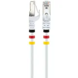 Omrežni kabel CAT7 S/FTP (Dolžina: 20 m, Bele barve, Vtič RJ45)