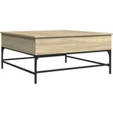  Stolić za kavu boja hrasta sonome 95x95x45 cm od drva i metala | shoptok.hr