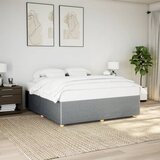 vidaXL Posteljni okvir brez vzmetnice svetlo siv 180x200 cm tkanina Cene