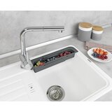 Wenko Sivi plastičan teleskopski ocjeđivač za sudoper 49,5x8,5 cm Fino – | shoptok.hr