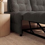 Bessagi Home Zofa S Posteljno Funkcijo Liara, Temno Siva Slike