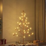  Drveno božićno drvce Smeđa 150 cm Masivno borovo drvo | shoptok.hr