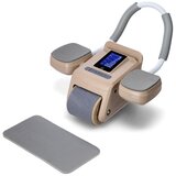  Ka08 smeđi abs automatski kotač za vježbanje trbušnih mišića s lcd zaslonom i punjenjem hms | shoptok.hr