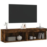 TV ormarići s LED svjetlima 2 kom boja hrasta 60x30x30 cm | shoptok.hr