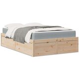 Krevet s madracem 120 x 190 cm od masivne borovine | shoptok.hr