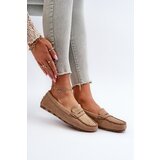 EVENTO Classic Women's Suede Moccasins Dark Beige Glimris | Eponuda.ba