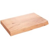 vidaXL Kopalniški pult svetlo rjav 60x40x(2-6) cm obdelan trden les, (21063818) | Shoptok.si