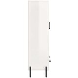 vidaXL Visoka komoda sjajna bijela 69 5x31x115 cm konstruirano drvo | shoptok.hr