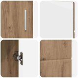  Kreveta s policom Umjetnički hrast 88 5 x 30 5 x 55 5 cm | shoptok.hr