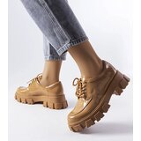 Gemre Brown patent Beccadelli derby shoes | ePonuda.com