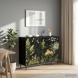  Kreveta RHENEN Crni hrast 102 x 33 x 76 cm Konstruirano drvo | shoptok.hr