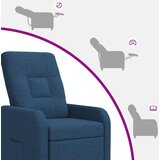  Fotelja s nagibom Plava Tkanina | shoptok.hr