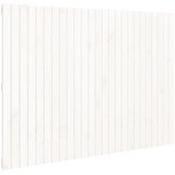  Zidno uzglavlje bijelo 159,5x3x110 cm od masivne borovine | shoptok.hr
